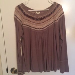 Long sleeve Umgee ribbed top